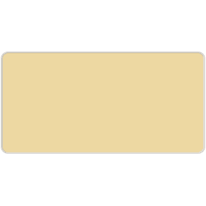 Lintex FRAME Glastavla, SILK-GLASS®, 2000 × 1000 × 50 mm, Mellow