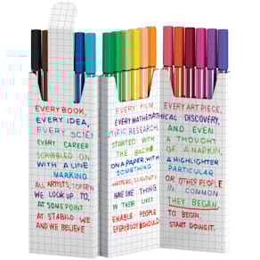 Filzstift-Set STABILO Pen 68, 18 Stück, Tischset