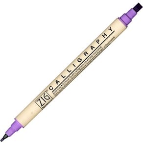 ZIG MS Calligraphy 2/5mm Hyacint 6st