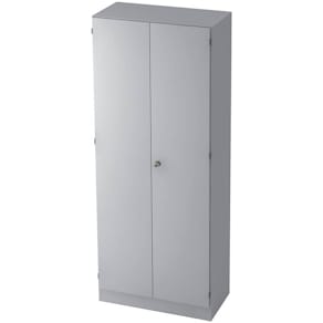 Flügeltürenschrank HAMMERBACHER SG 6100, grau, 80 x 42 x 200,4 cm