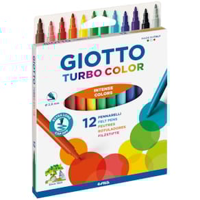Faserschreiber Giotto Turbo Color, 12 St., sortiert