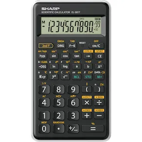 Teknisk räknare SHARP EL-501TBWH