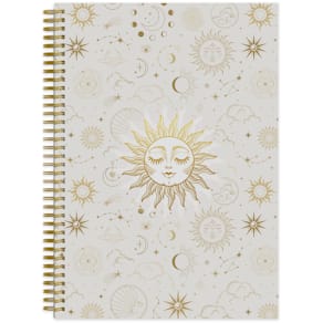 Spiral-Notizbuch RNK Sun, A5, sortierte Lineatur, 100 Blatt, bunt