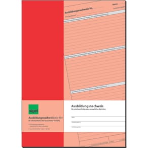 Ausbildungsnachweis Sigel A4H, 28 Blatt
