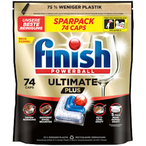 Geschirrspültabs Finish Ultimate Plus Fresh Caps, 74 St.