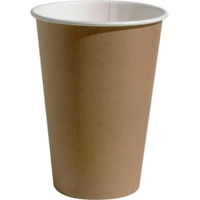 Pappersbägare 20cl brun/vit 100/fp