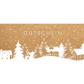 Geschenkkarte Noname Weihnachten, DIN lang, bunt mit Umschlag