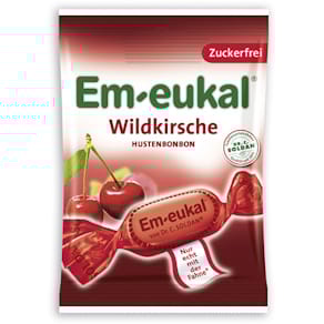 Hustenbonbons EMEUKAL, zuckerfrei, Wildkirsche