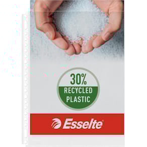 Showtas Esselte, geperforeerd, gekorreld, 80 micron, A4, doos 100