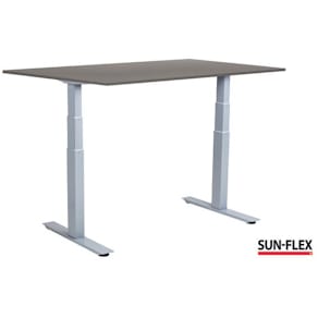 Bord SUN-FLEX VI höj/sänk 120x80 grå/grå