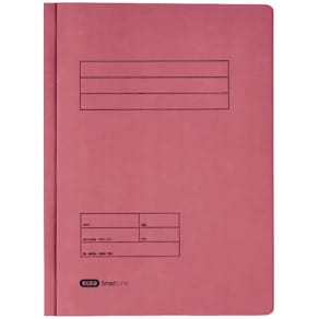 Hefter Elba Zweifalz, A4, rot