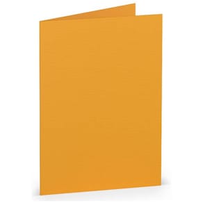 Briefkarte Rössler Paperado, ocker, A7hd, 220 g/m², lose