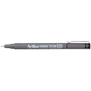 Fineliner Artline Drawing System, 0,05 mm, zwart