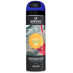 Merkespray SOPPEC Fluo 500ml blå