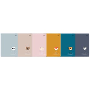 Notizheft INTERDRUK BEBE Friends, A5, 16 Blatt, kariert