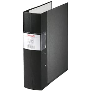 Gaffelpärm JOPA A4 Trärygg Svart, 80mm