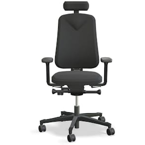 Kontorsstol HÖGANÄS m armst/nackst svart