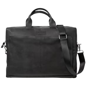 Laptoptasche PRIDE & SOUL Mover, Leder, schwarz