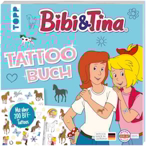 Tattoobuch TOPP Bibi & Tina, über 200 Tattoos, ab 5 Jahren