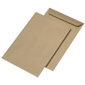 Versandtasche MAILMEDIA, C4, braun, 110 g/m², nassklebend