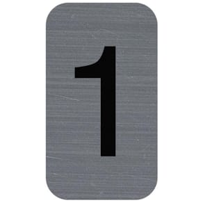 Skilt EXACOMPTA 1 selvklebende 2,5x4,4cm