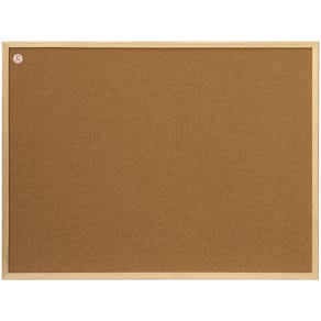 Anslagstavla trä/kork 120x90cm