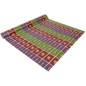 Weihnachtsgeschenkpapier Sigel Cut-out, 5 m x 50 cm, petrol
