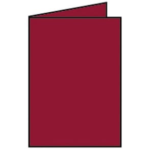 Briefkarte Rössler Coloretti, B6 hoch doppelt, 5 St., rosso
