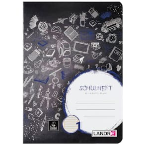 Schulheft LANDRE, A5, 16 Blatt, Lineatur 1, Tiermotiv