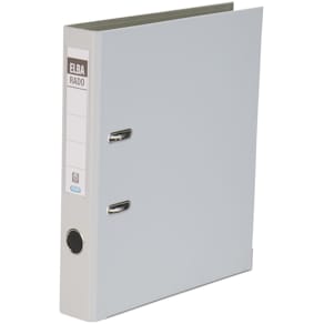Ordner Elba rado plast, PVC, 5 cm, grau
