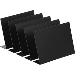 Krijtbord Europel L-vormig, horizontaal, ft A4, pak van 5 stuks