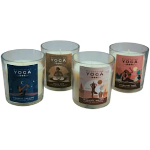 Duftkerze im Glas Moonshine Yoga, sortiert
