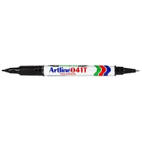 Märkpenna ARTLINE 041T 2-i-1 rund svart