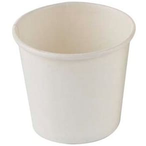 Kaffebæger, Papir + PE, hvid 4 oz Espresso, æske a 1000 stk