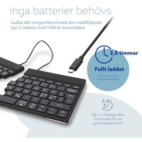 Tangentbord R-GO Split BT