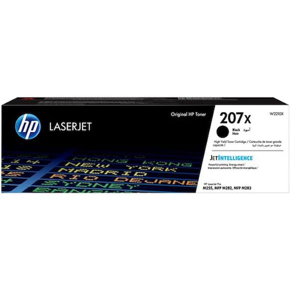 Toner HP W2210X 207X sort