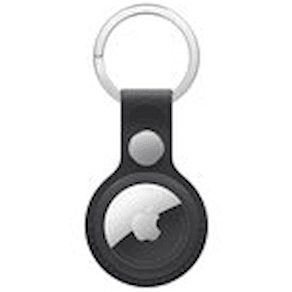 Apple - Fodral för airtag - stainless steel, mikrotwill - svart