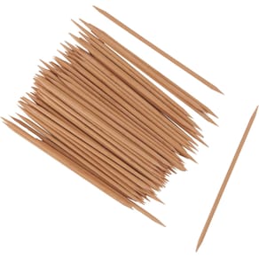 Tandenstokers Bouhon, om te knutselen, 10 cm, zakje van 100 stuks