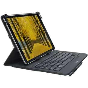 10'' Universal Folio w/Keyboard, Black (Nordic)