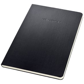 Notizblock CONCEPTUM, A5, kariert, schwarz