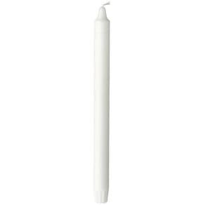 Kronljus Vit, stearin, 20cm, 30/fp