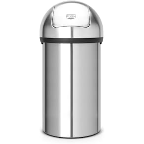 Papperskorg Brabantia Push Bin 60L, matt rostfritt stål