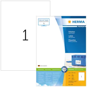 Herma etikett Premium 210x297 (100)