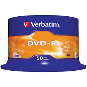 DVD-R 16x 4,7GB spindle (50)
