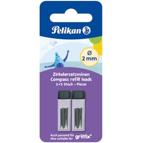 Zirkelminen Pelikan griffix, 2 mm, 2x5 St.