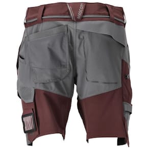 Shorts 29 cm MASCOT Custom. Vröd/Grå C68