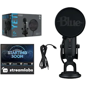 Blue Yeti Game Streaming Kit, Blackout