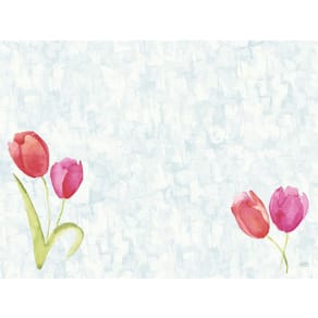 Tablett Tulips BIO DC 30X40cm 100/fp