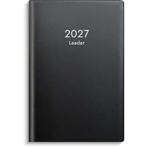 Kalender Leader 2027 plast svart