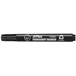 Märkpenna A PLUS eco rund 1-3mm svart